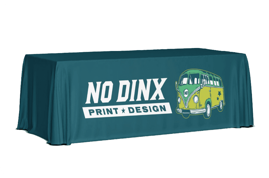 No Dinx Printed Tablecloth