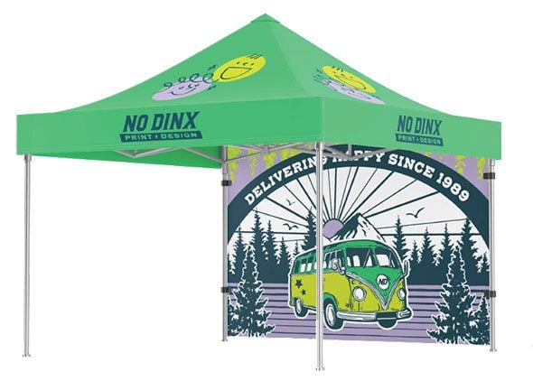 No Dinx Pop-Up Canopy with Sidewall
