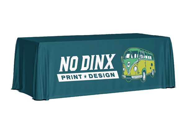 No Dinx Branded Cloth Tablecloth