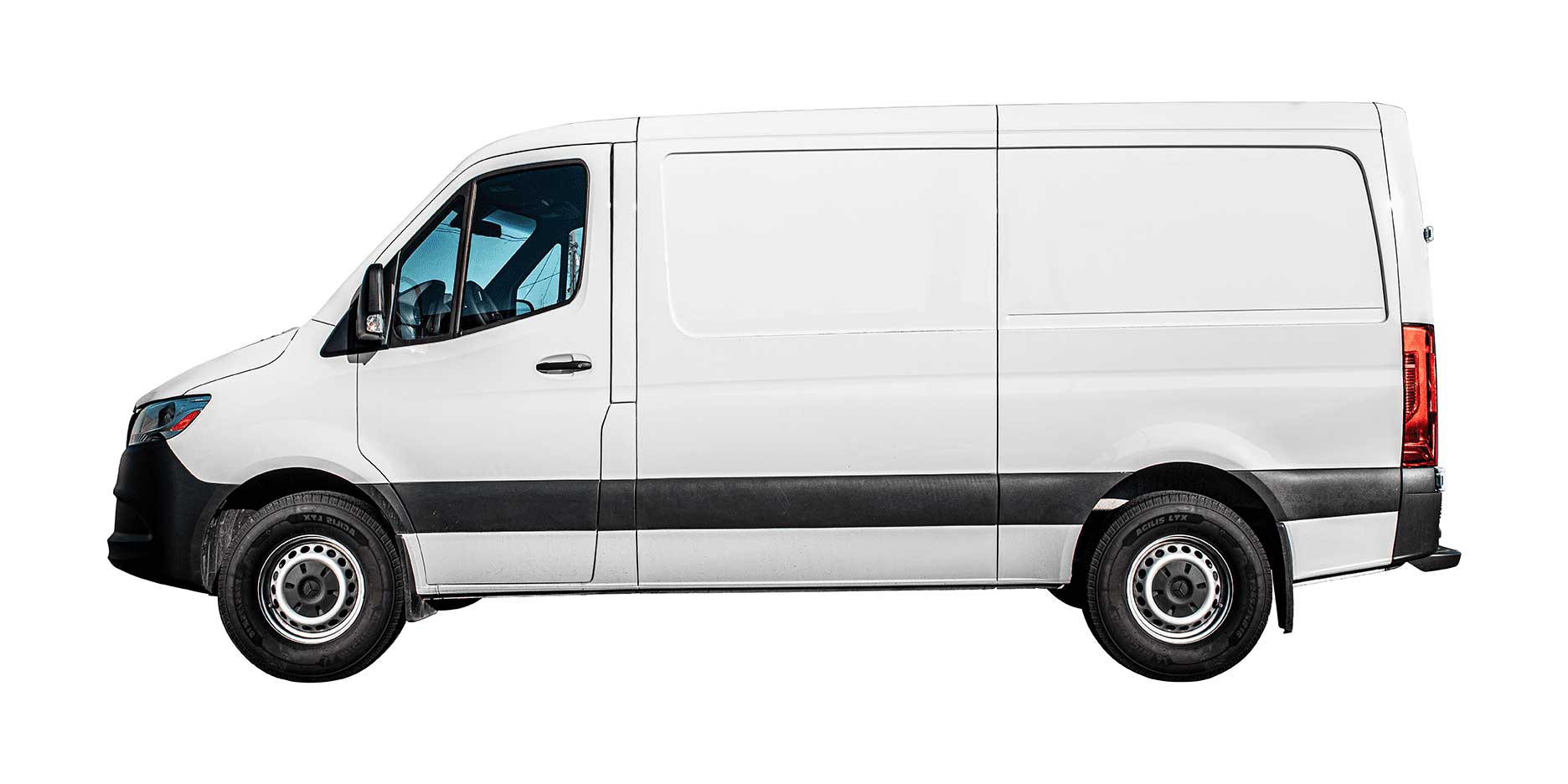 White van with no graphics